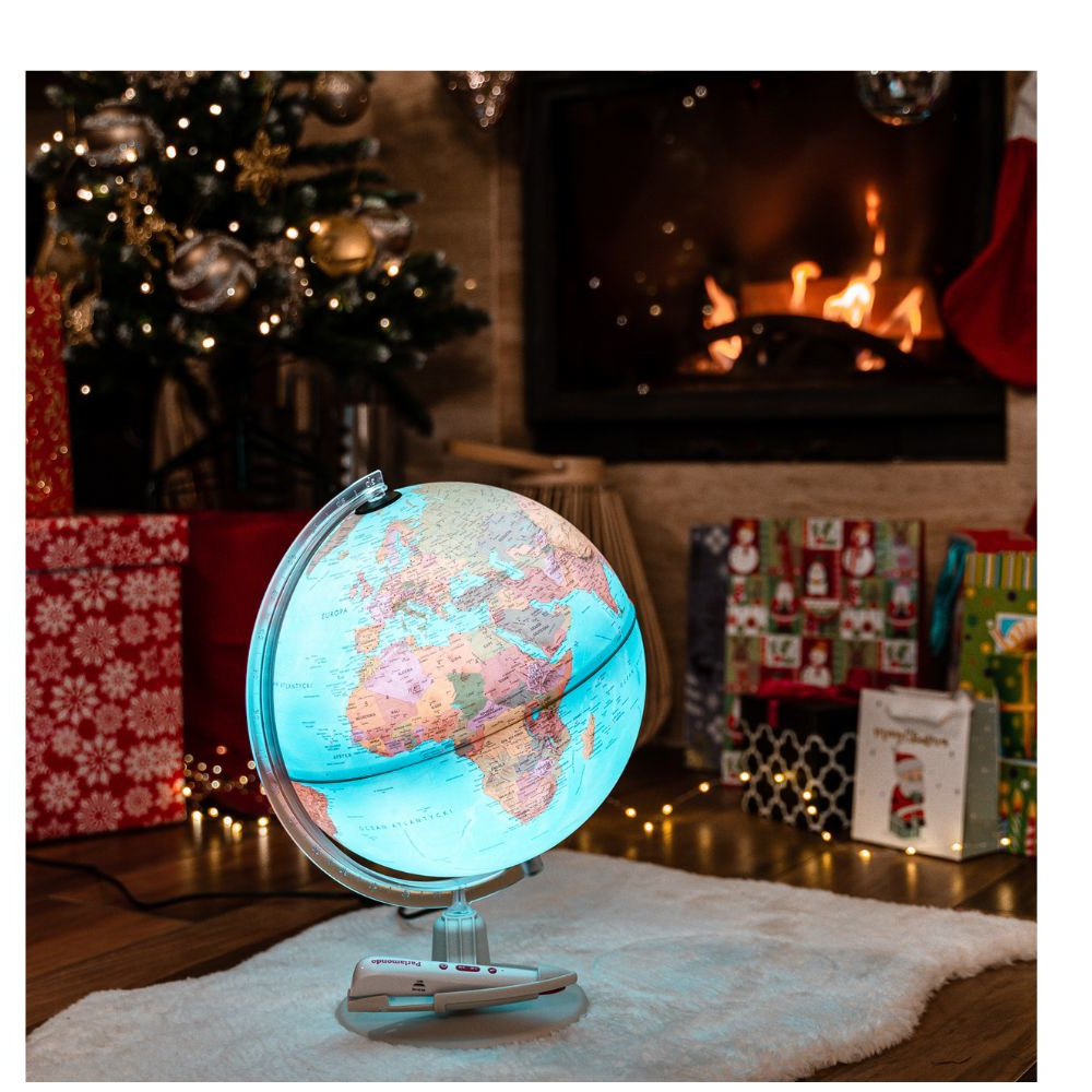 Interaktywny globus mówiący i grający z dziećmi – Parlamondo – pomysł na prezent pod choinkę